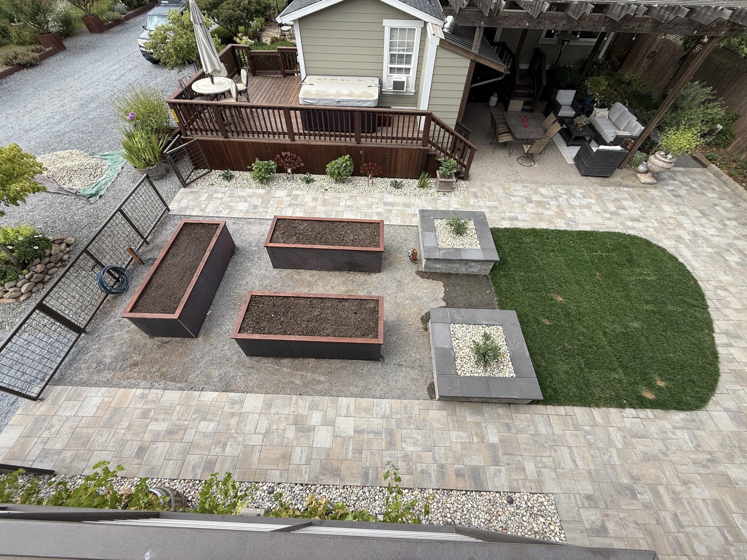 Black Residence landscaping project by The Great Landscape LLC, photo 2 of 2